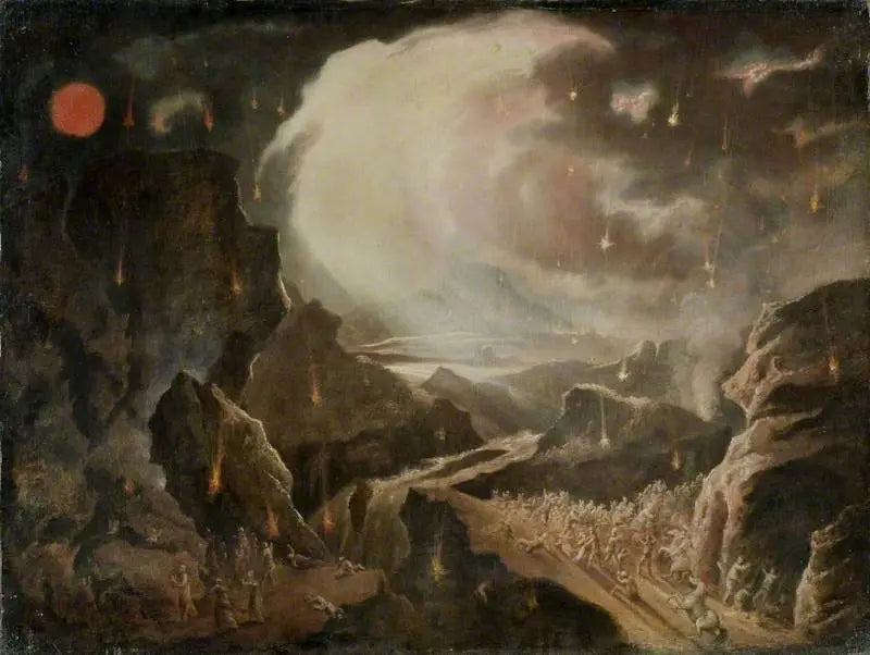 Raamatullisen tuhonäytelmän kohtaus - John Martin