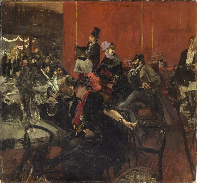 Juhla-tilanne Moulin-Rouge - Giovanni Boldini
