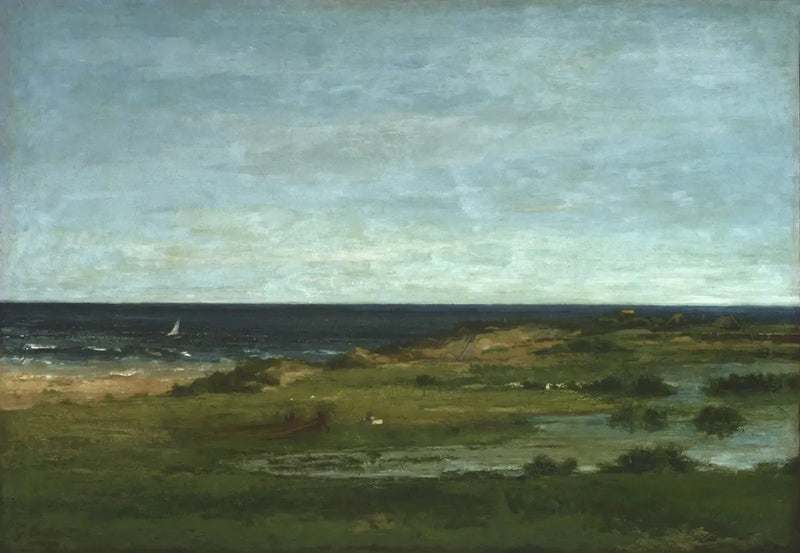 Rantamaisema - Gustave Courbet