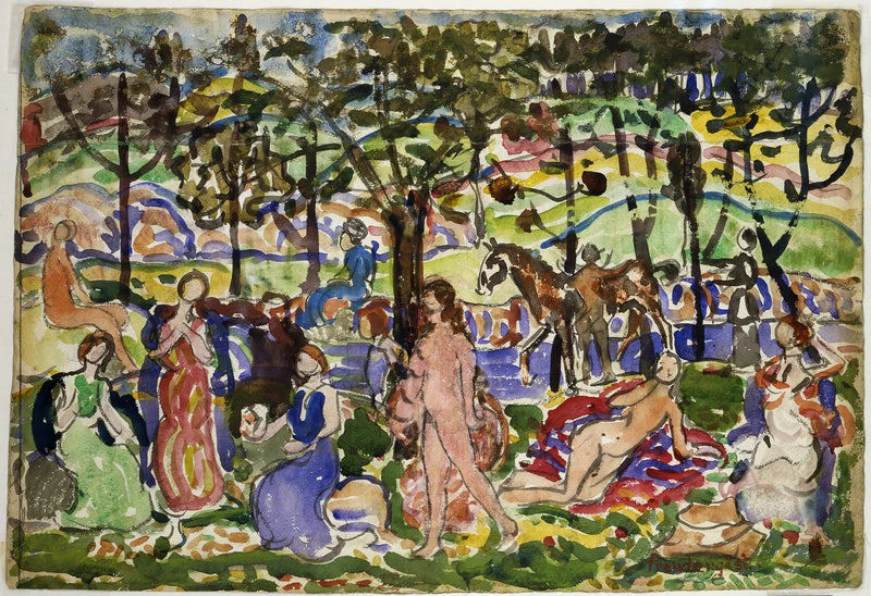Puistomaisema - Maurice Prendergast