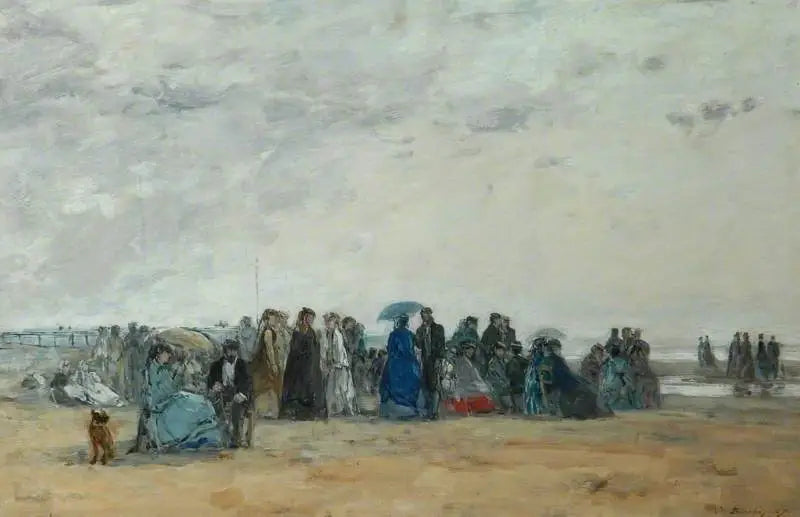 Matala vedensuojelun ranta - Eugène Boudin