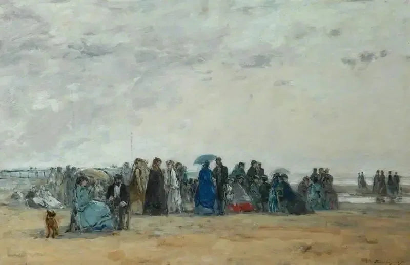 Matala vedensuojelun ranta - Eugène Boudin