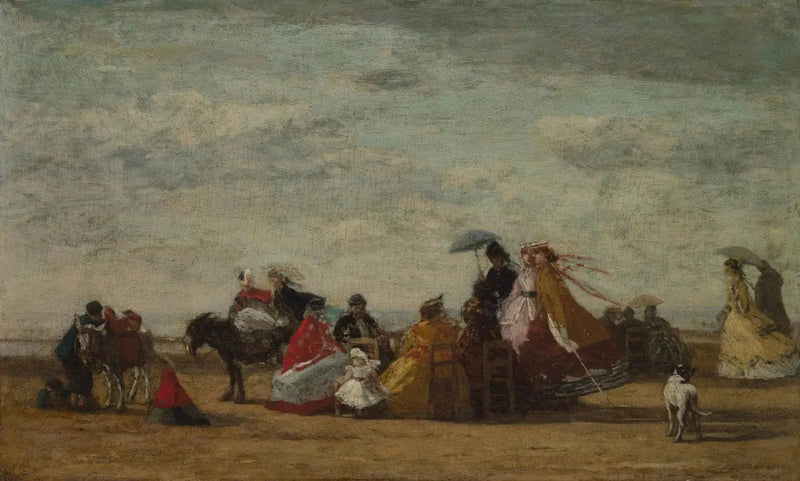 Ranta-alue - Eugène Boudin