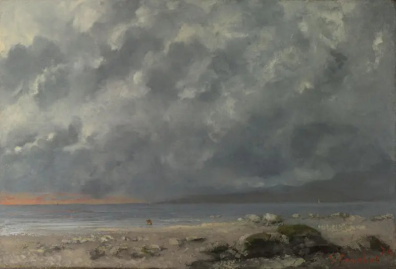 Rantakohtaus - Gustave Courbet