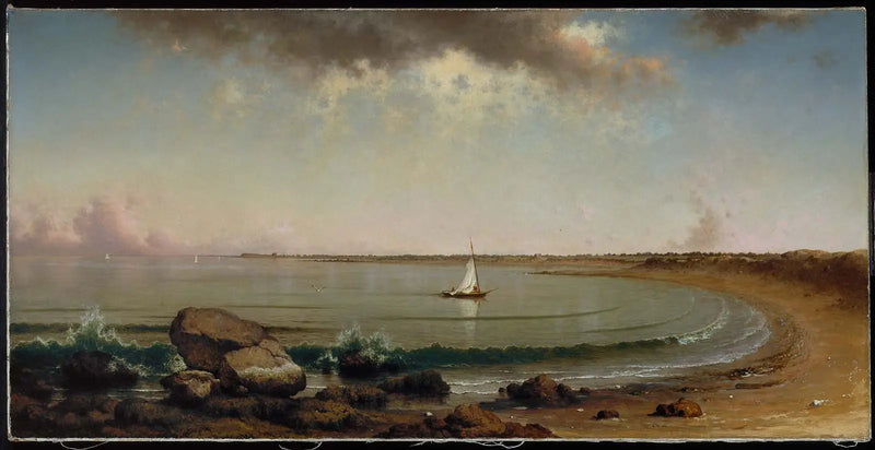 Rantamaisema: Point Judith - Martin Johnson Heade