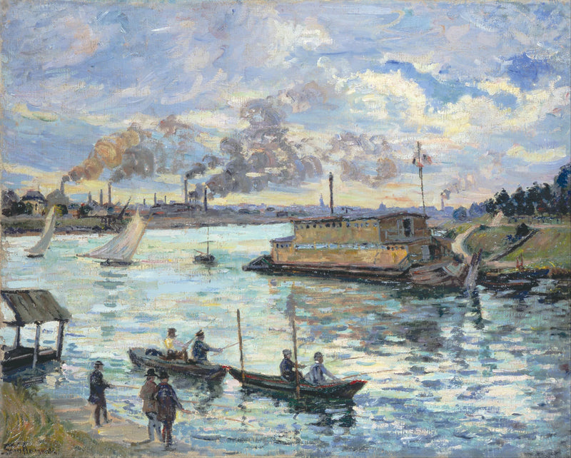 Joenäkymä - Armand Guillaumin