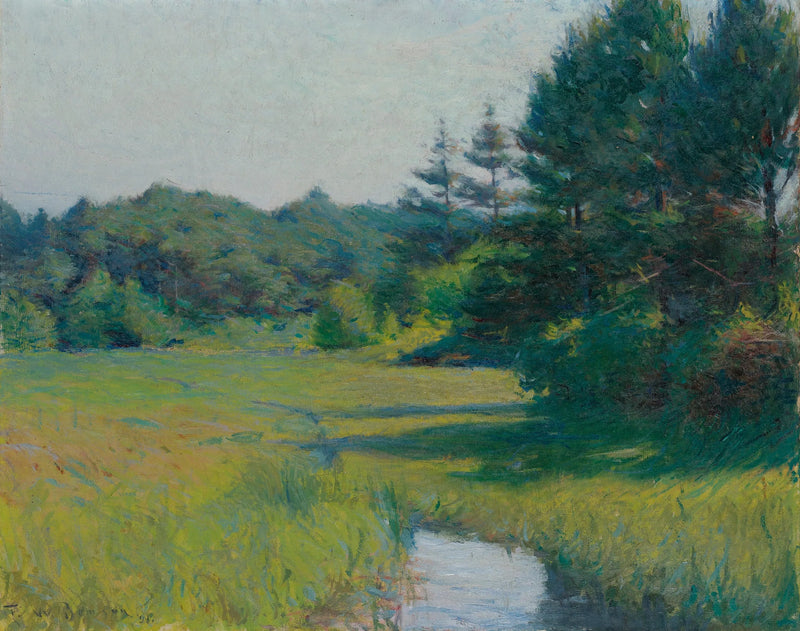 Joki-alue - Frank Weston Benson