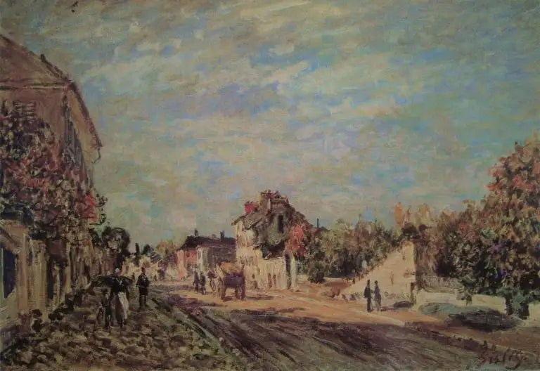 Katunäyttämö Marlyssä - Alfred Sisley