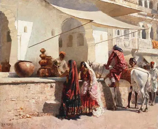 Rajasthanin katukuva - Edwin Lord Weeks
