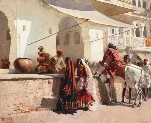 Rajasthanin katukuva - Edwin Lord Weeks