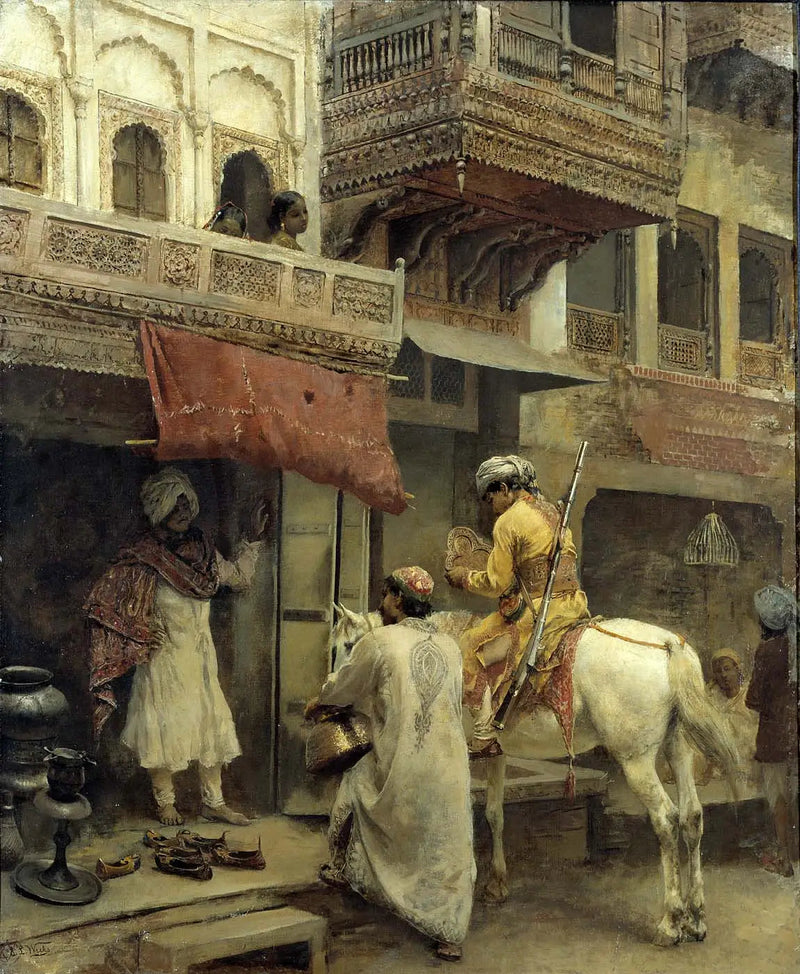 Intian katukohtaus - Edwin Lord Weeks