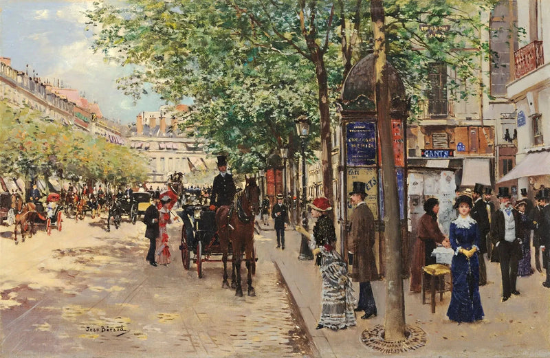 Pariisin katukuva - Jean Béroud