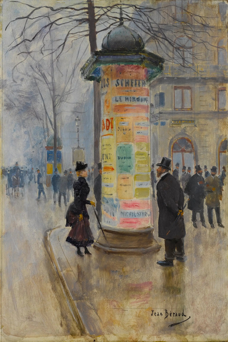 Pariisin katukuva - Jean Béroud