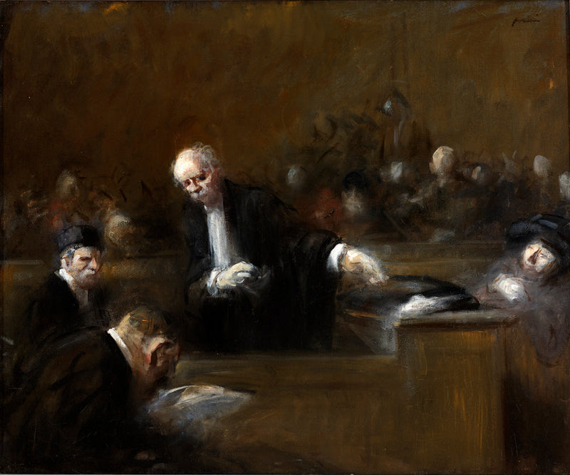 Tuomioistuntosali - Jean-Louis Forain