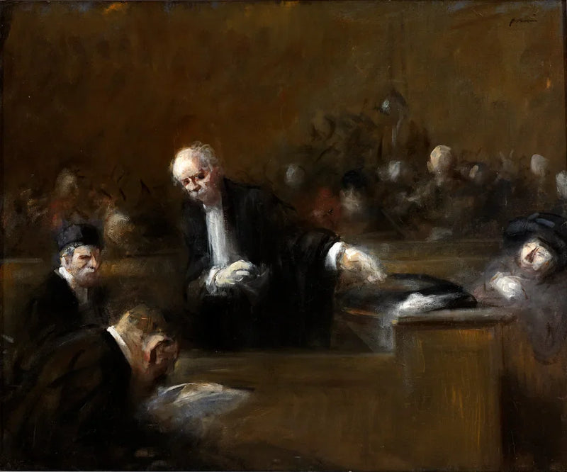Tuomioistuntosali - Jean-Louis Forain