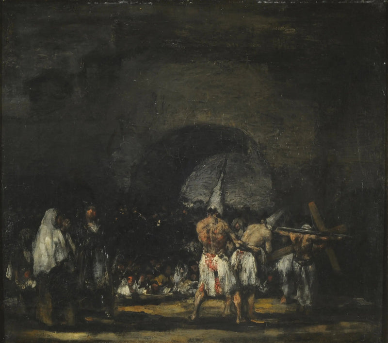 Disciplien kohtaus - Francisco de Goya