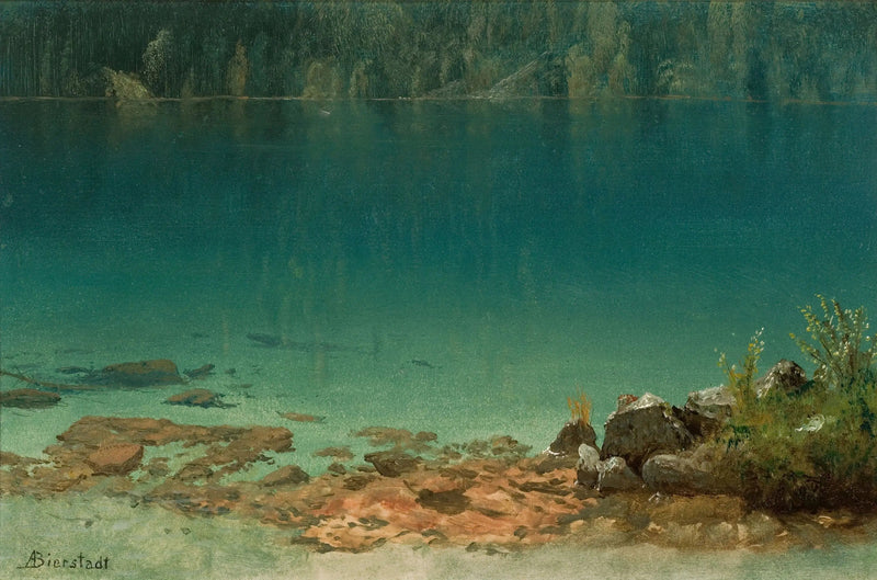 Järven näkymä - Albert Bierstadt