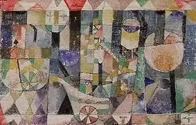 Sataman kohtaus - Paul Klee
