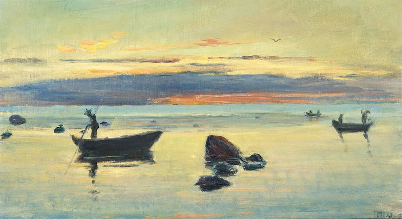 Iltakohtaus Skagenista, Tanskasta. -Michael Peter Ancher