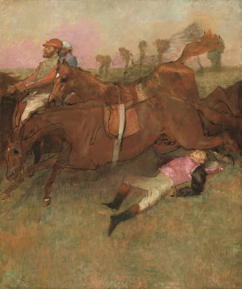 Esteettömyys: Kaatunut ratsastaja - Edgar Degas