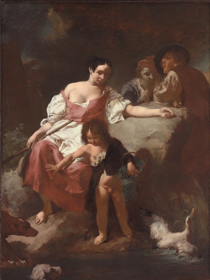 Pastoraalinen kohtaus - Giovanni Battista Piazzetta