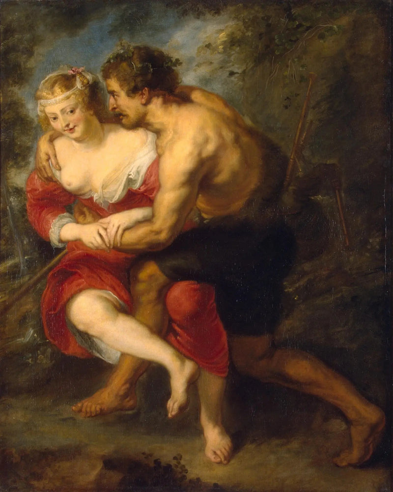 Pastoraalinen kohtaus - Peter Paul Rubens