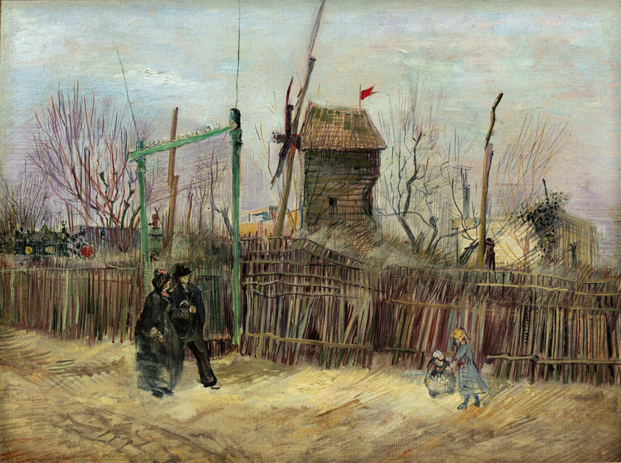 Katu näky Montmartressa - Vincent van Gogh