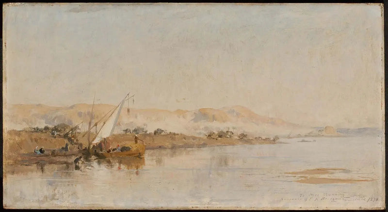 Nilsin maisema - Frederick Arthur Bridgman