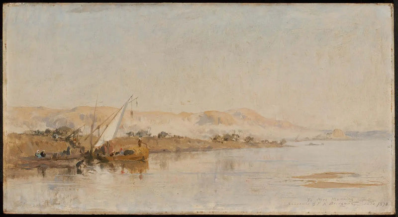 Nilsin maisema - Frederick Arthur Bridgman