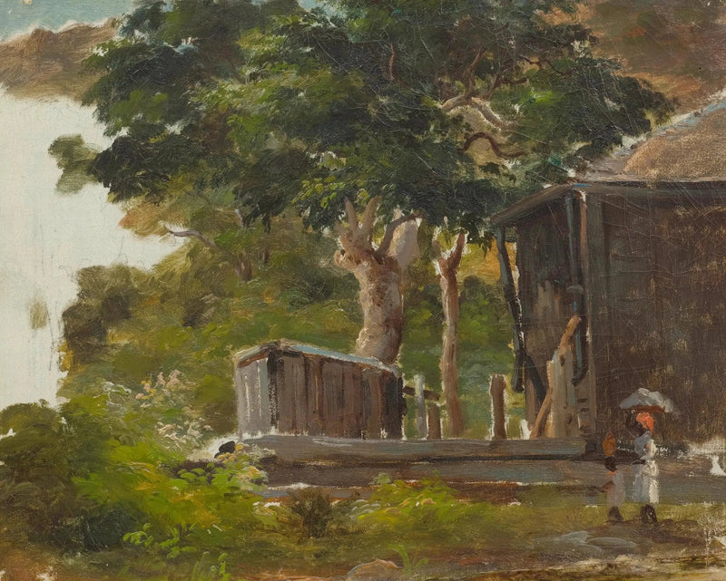 Kylämaisema - Camille Pissarro
