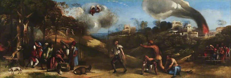 Scènes de l'Énéide : Les Jeux siciliens - Dosso Dossi