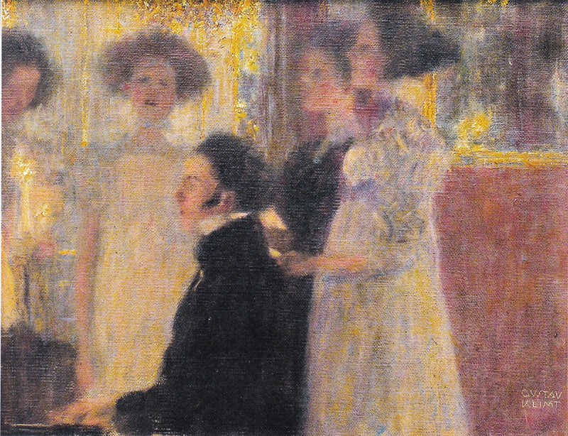 Schubert pianoilla I - Gustav Klimt