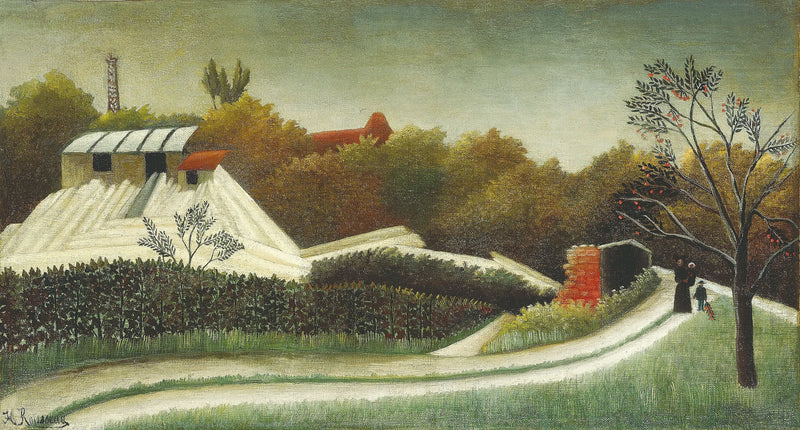 Sahaamo, Pariisin esikaupunki - Henri Rousseau