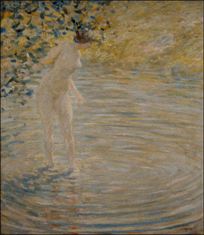 Kylpeminen purossa - Robert Lewis Reid