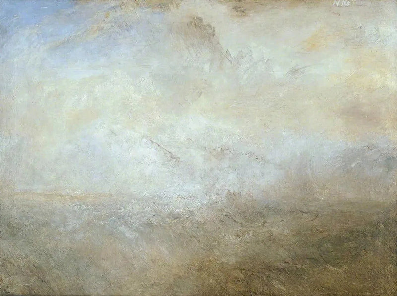 Merimaisema kaukaisen rannan kanssa - J. M. W. Turner