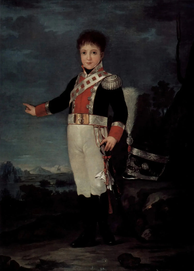 Sebastián Gabriel de Borbón lapsena - Francisco de Goya