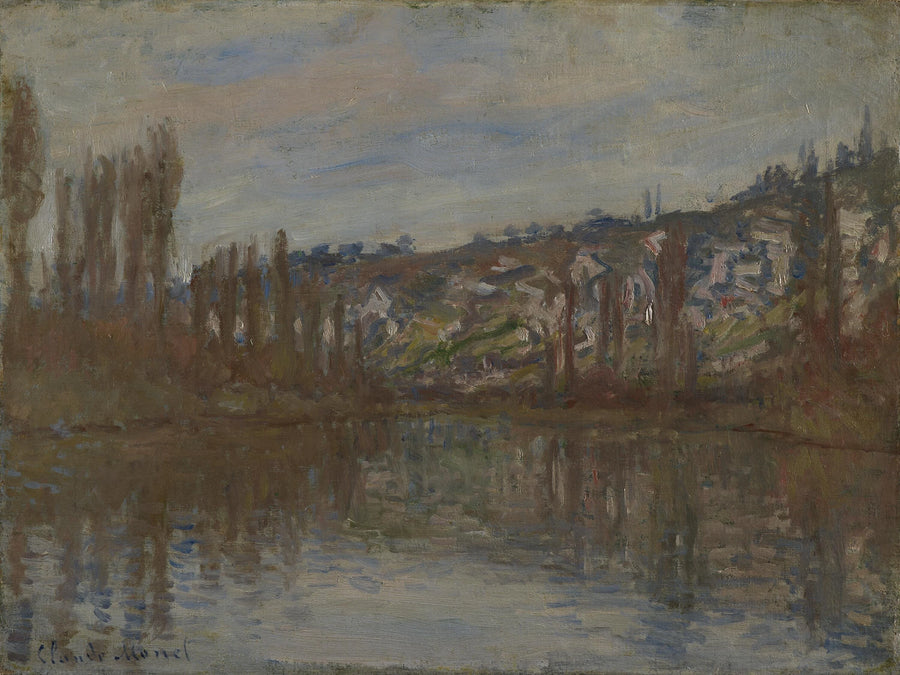 Seine alavirtaan Vétheuil W530 - Claude Monet