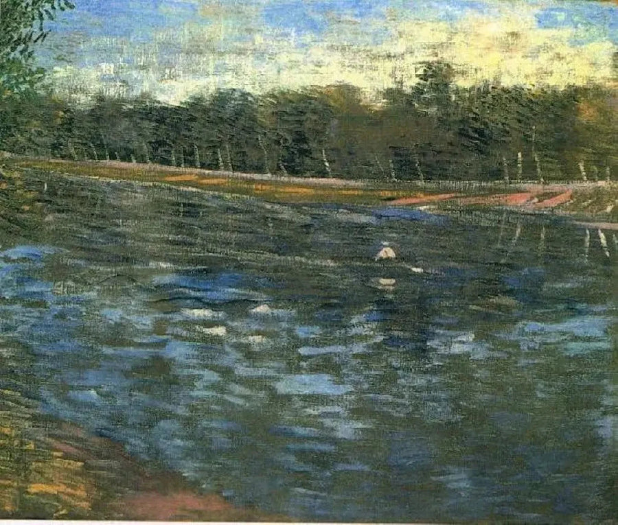 Seine ja vene, La - Vincent van Gogh
