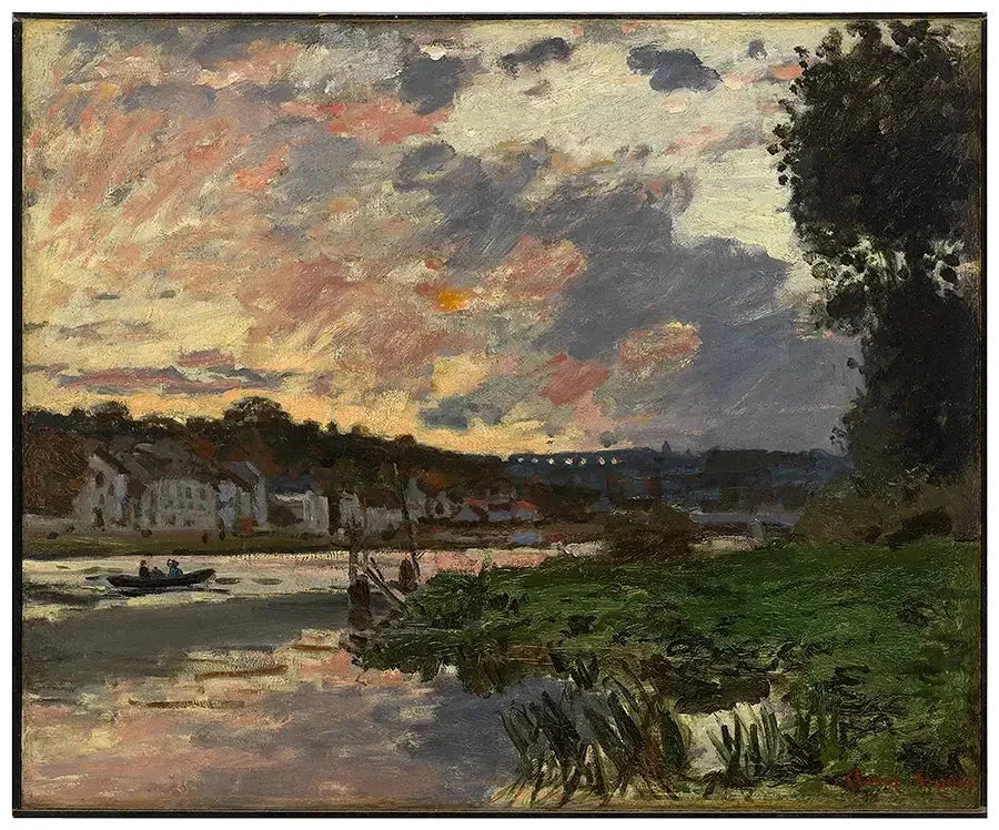 Seine Bougivalissa, illalla W151 - Claude Monet