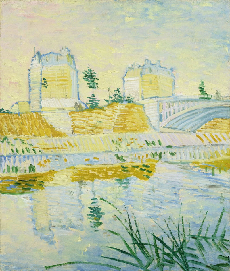 Seine ja Clichyn silta - Vincent van Gogh