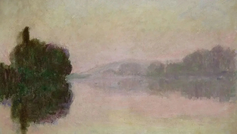 Seine Port-Villezissä, iltaefekti W1379 - Claude Monet