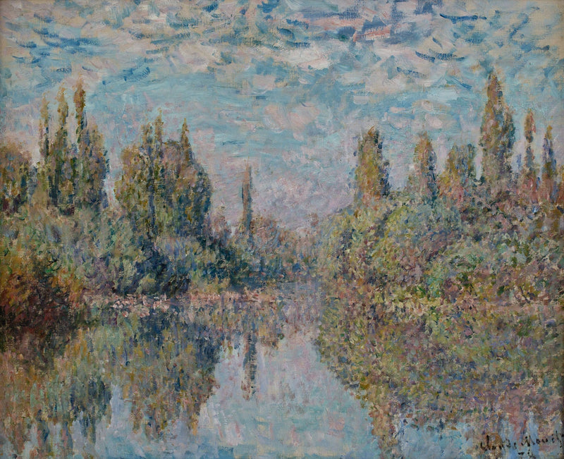Seine osoitteessa Vétheuil W481 - Claude Monet