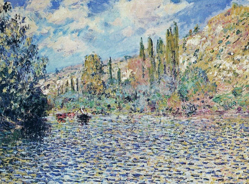 Seine osoitteessa Vétheuil W529 - Claude Monet