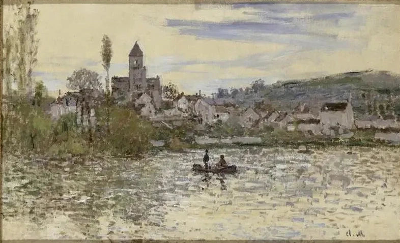 Seine osoitteessa Vétheuil W532 - Claude Monet