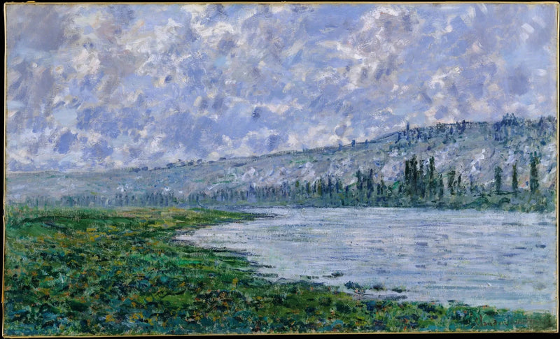 Seine osoitteessa Vétheuil W599 - Claude Monet