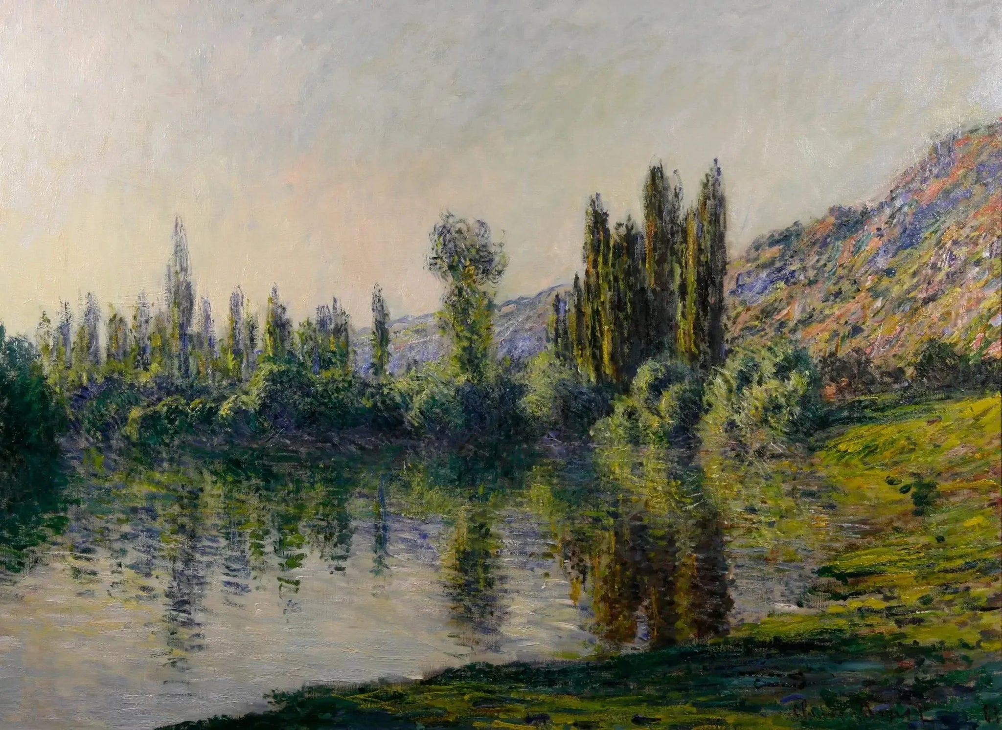 La Seine à Vétheuil W673 par Claude Monet