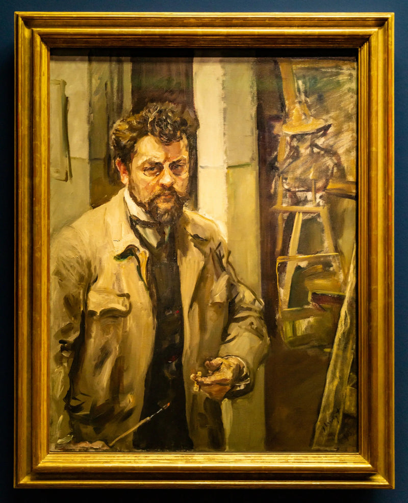 Itself Portrait in the Studio - Max Slevogt