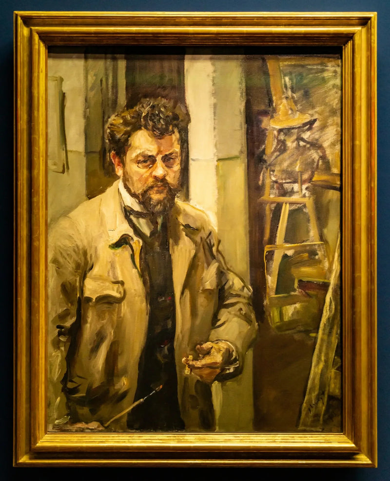 Itself Portrait in the Studio - Max Slevogt