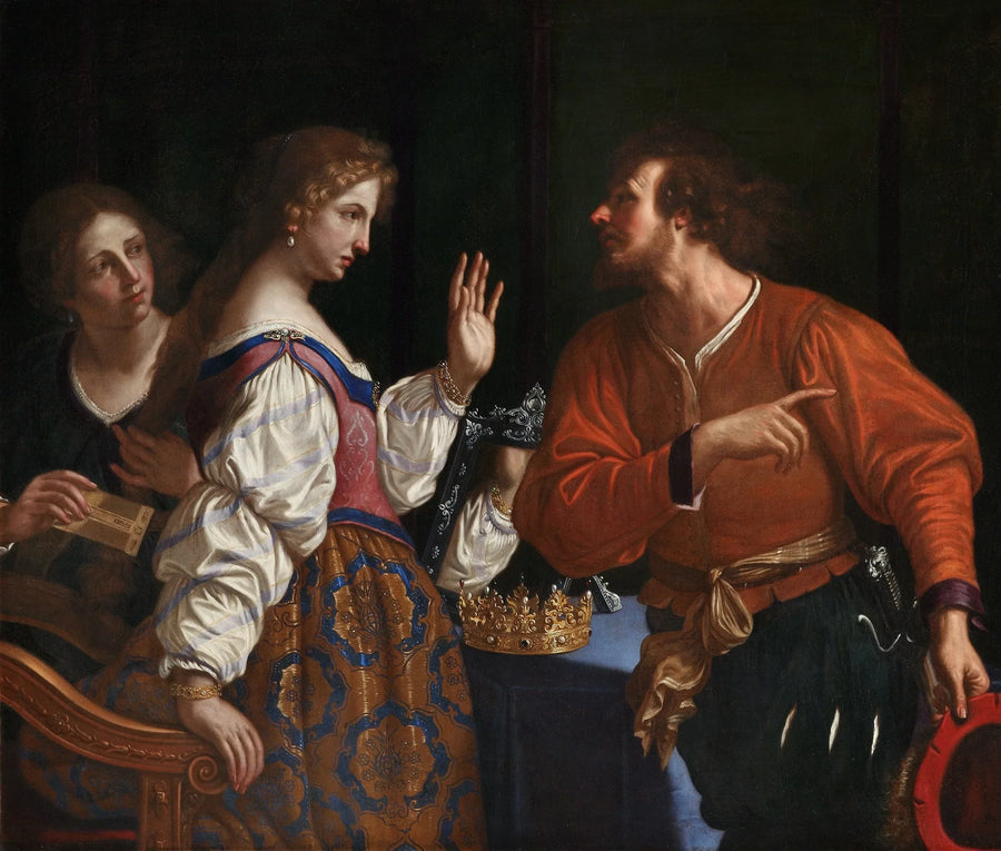 Sémiramis kutsutaan aseisiin - Guercino