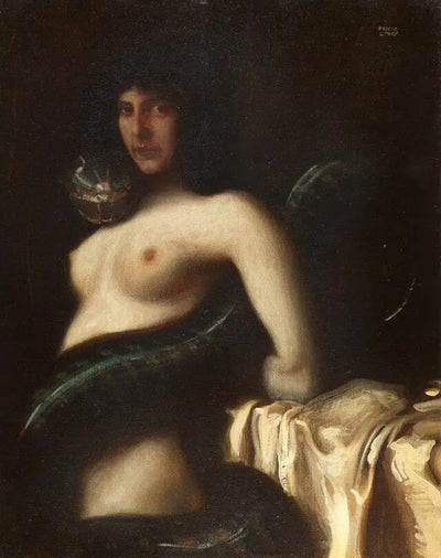 Reproduction du tableau « Sensualité - Franz von Stuck » par Alpha Reproduction en peinture à l’huile